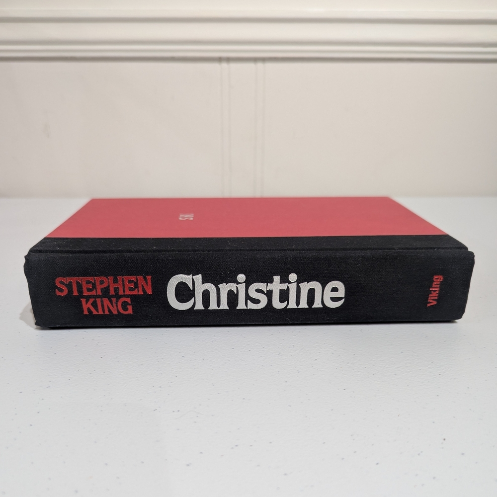 Stephen King 'Christine' Hardcover Book - 1983 Viking  first edition